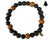 Stretch black and brown bracelet, save the trees bracelet, bracelet for man and women - Meraki Journey